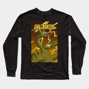 King of the Monsters! The three headed menace! Long Sleeve T-Shirt